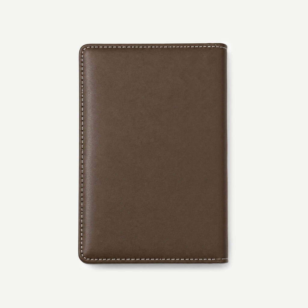 Brown Genuine Leather Passport Holder SKU 2322