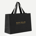 Uncoated art paper bag SKU 2402