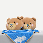 Pillow Blanket, Bear Design SKU 3002