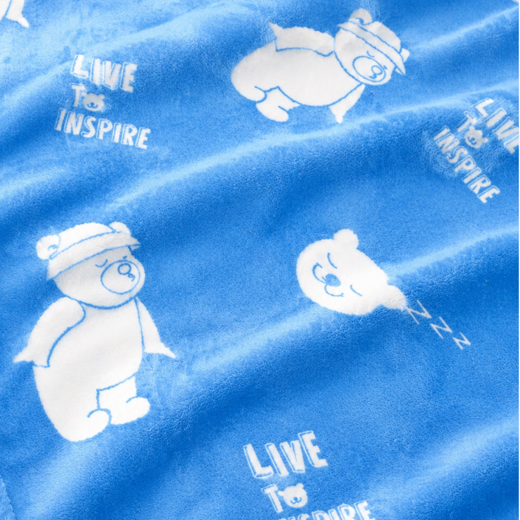 Pillow Blanket, Bear Design SKU 3002