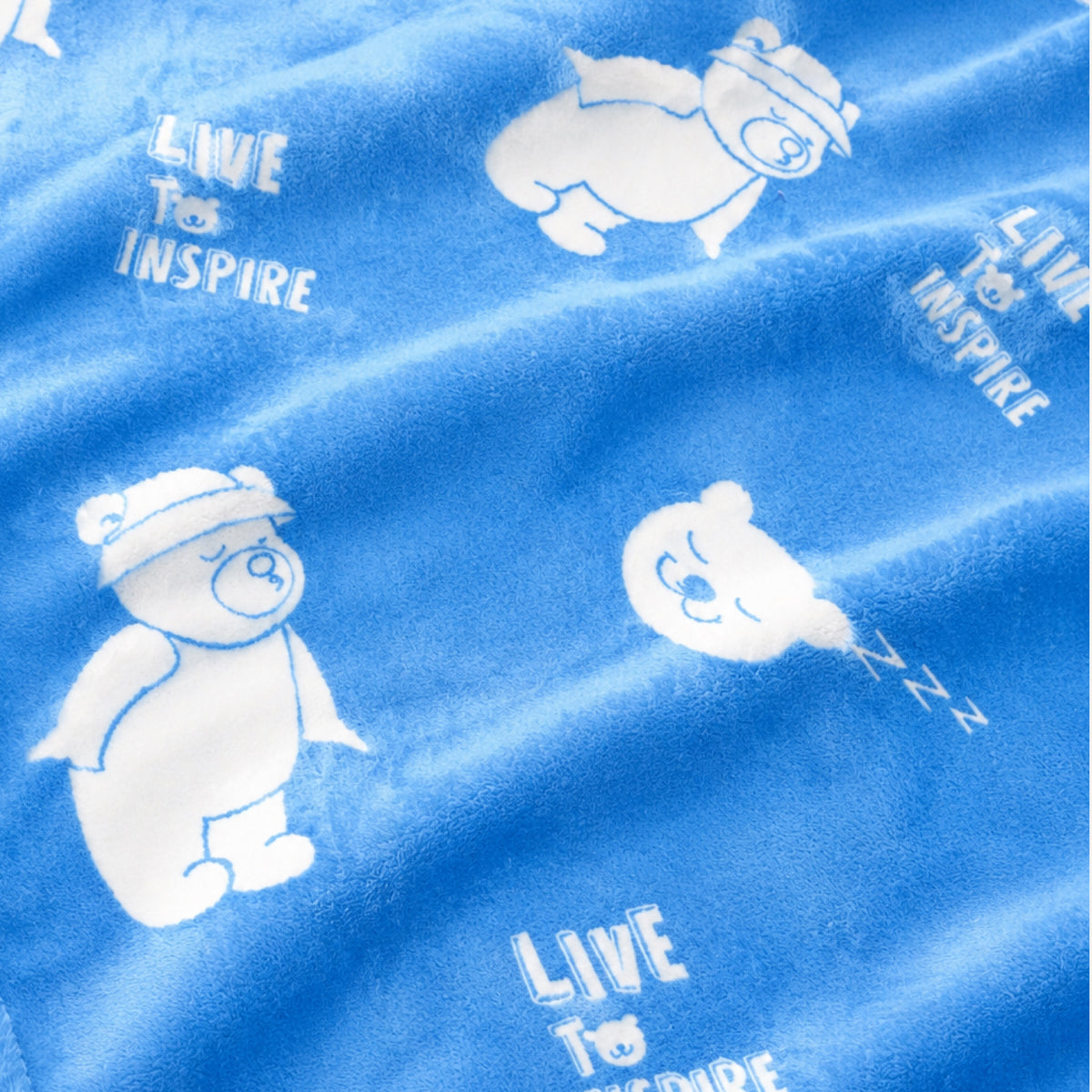 Pillow Blanket, Bear Design SKU 3002