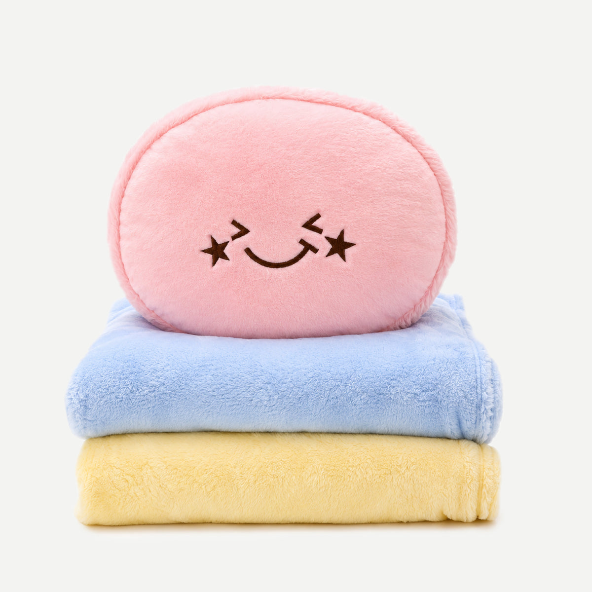 Macaron Pattern Blanket Pillow SKU 3003