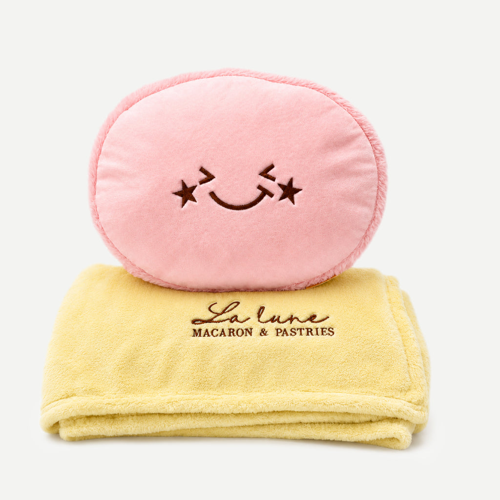 Macaron Pattern Blanket Pillow SKU 3003