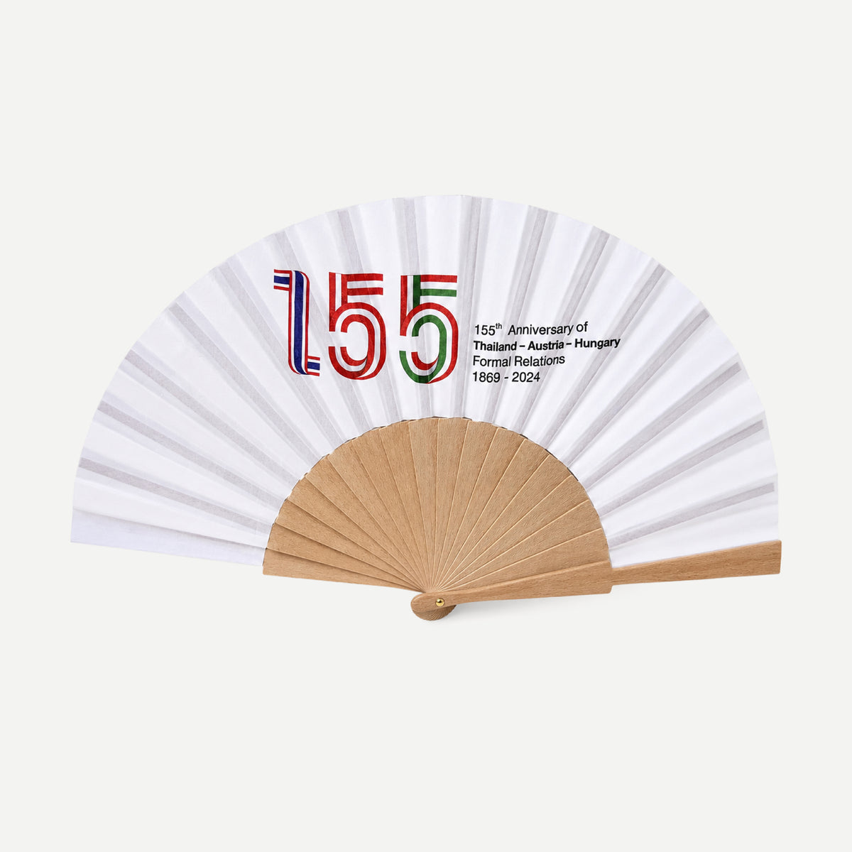 พัดไม้ไผ่ ความสูง 23 ซม (4002)