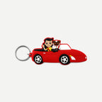 Rubber keychain, flashlight, SKU 4011