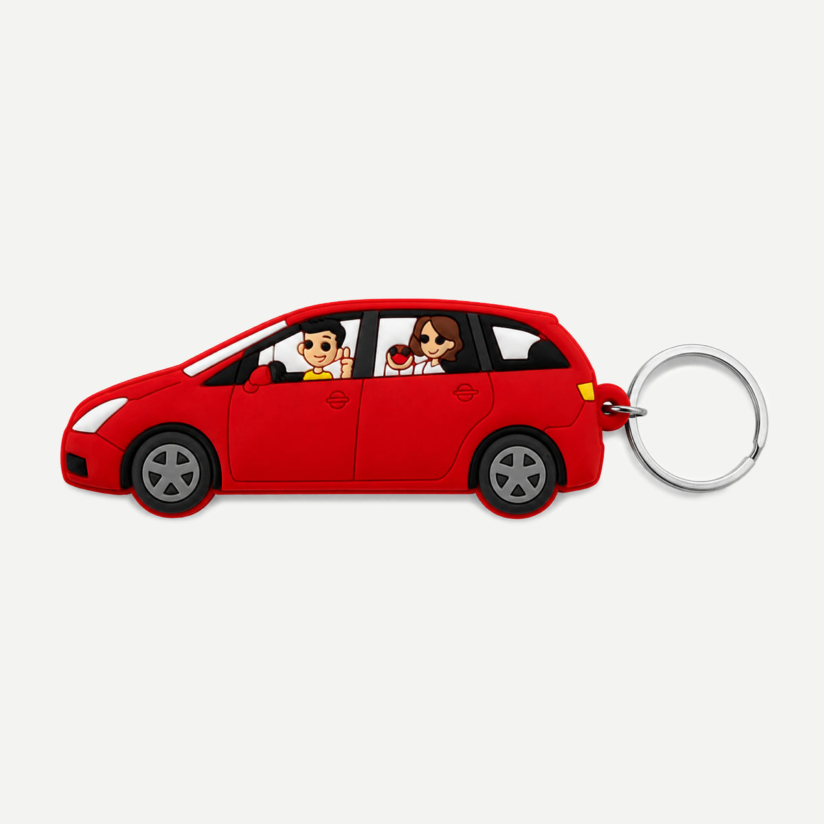 Rubber keychain, flashlight, SKU 4011