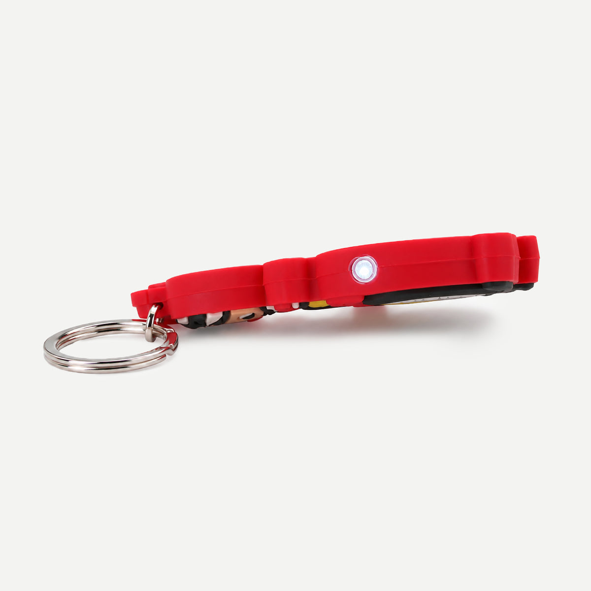 Rubber keychain, flashlight, SKU 4011