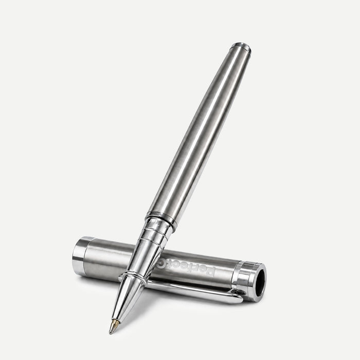 ปากกาอลูมิเนียม ถอดปลอก ผิวเงา (4206)