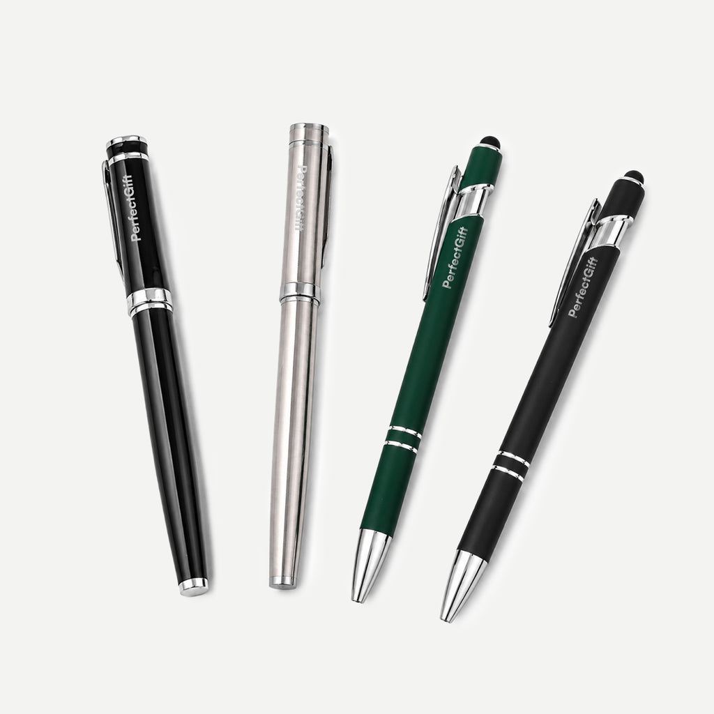 Aluminum pen, removable cap, glossy finish SKU 4206