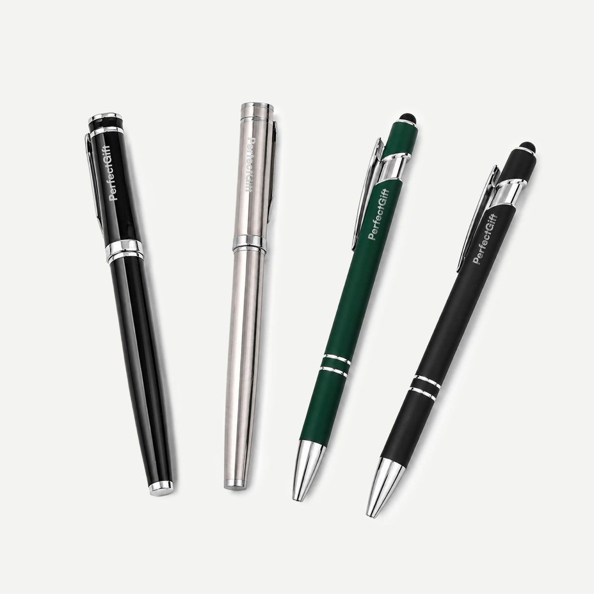 Aluminum pen, removable cap, glossy finish SKU 4206
