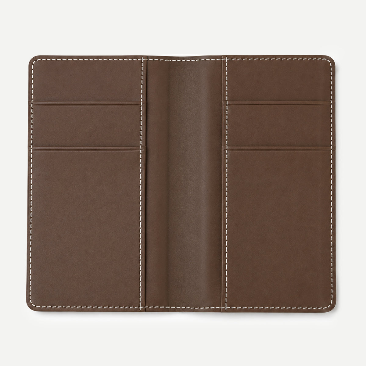Genuine leather passport holder with rigid box SKU 9005